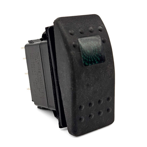 Rocker Switch, Green Light